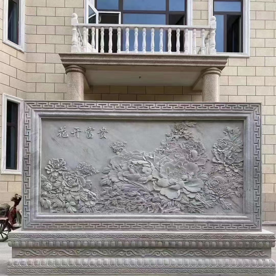 白玉石雕刻件 大理石雕塑 (图8)